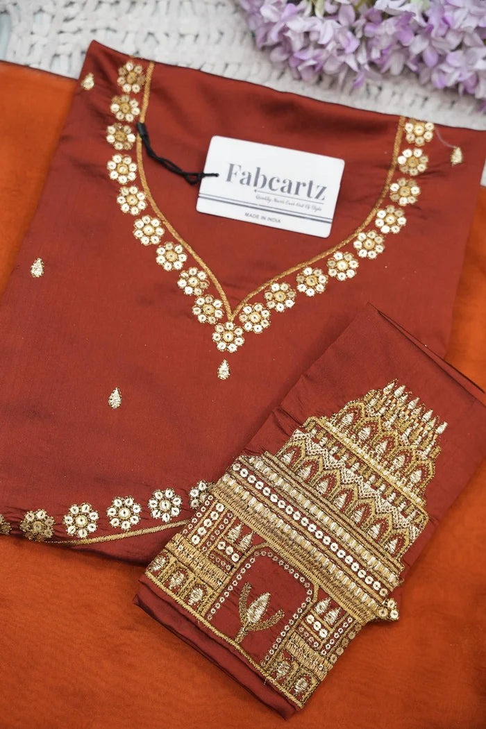 Beautiful South Indian Style Half Saree with Blouse and Dupatta for Women | Tripura