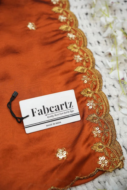Beautiful South Indian Style Half Saree with Blouse and Dupatta for Women | Tripura