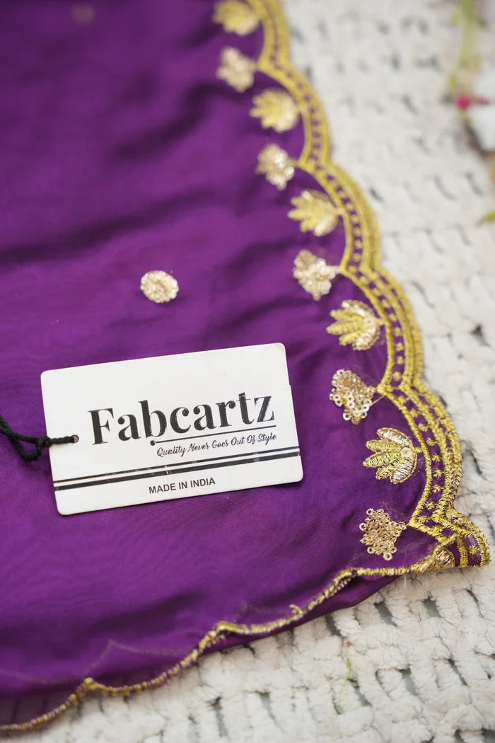 Beautiful South Indian Style Half Saree with Blouse and Dupatta for Women | Vaidehi