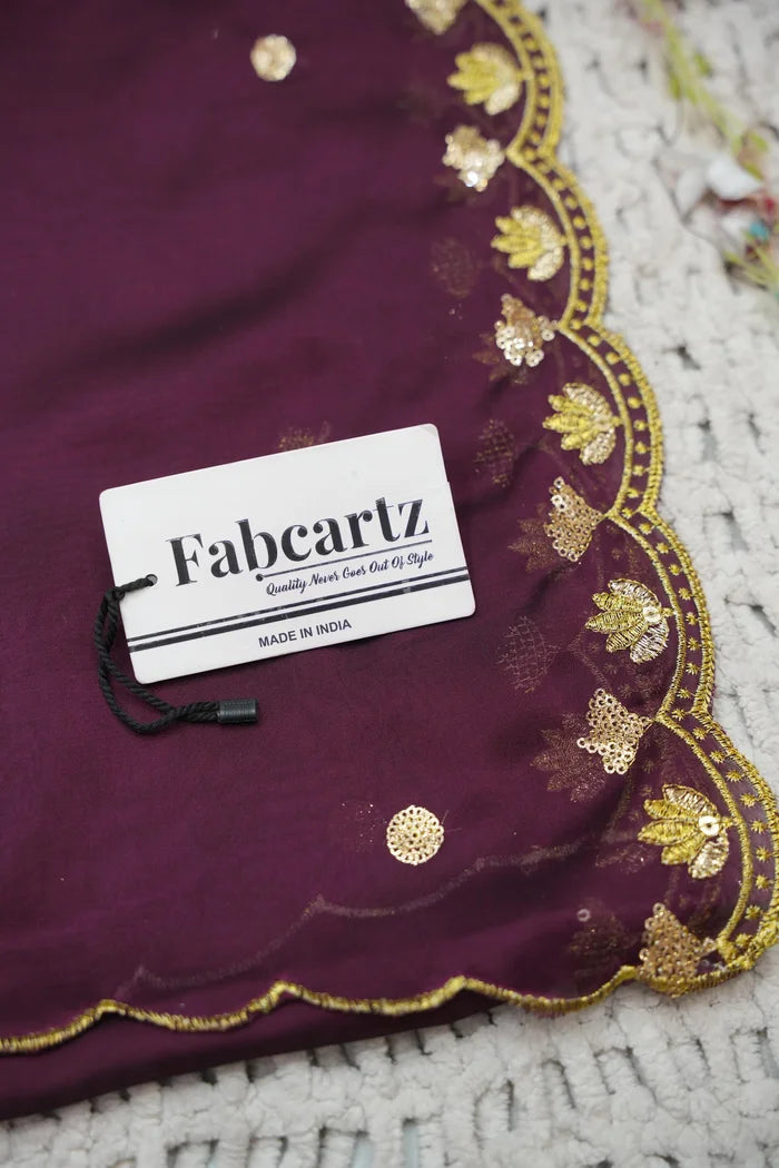 Beautiful South Indian Style Half Saree with Blouse and Dupatta for Women | Vaidehi