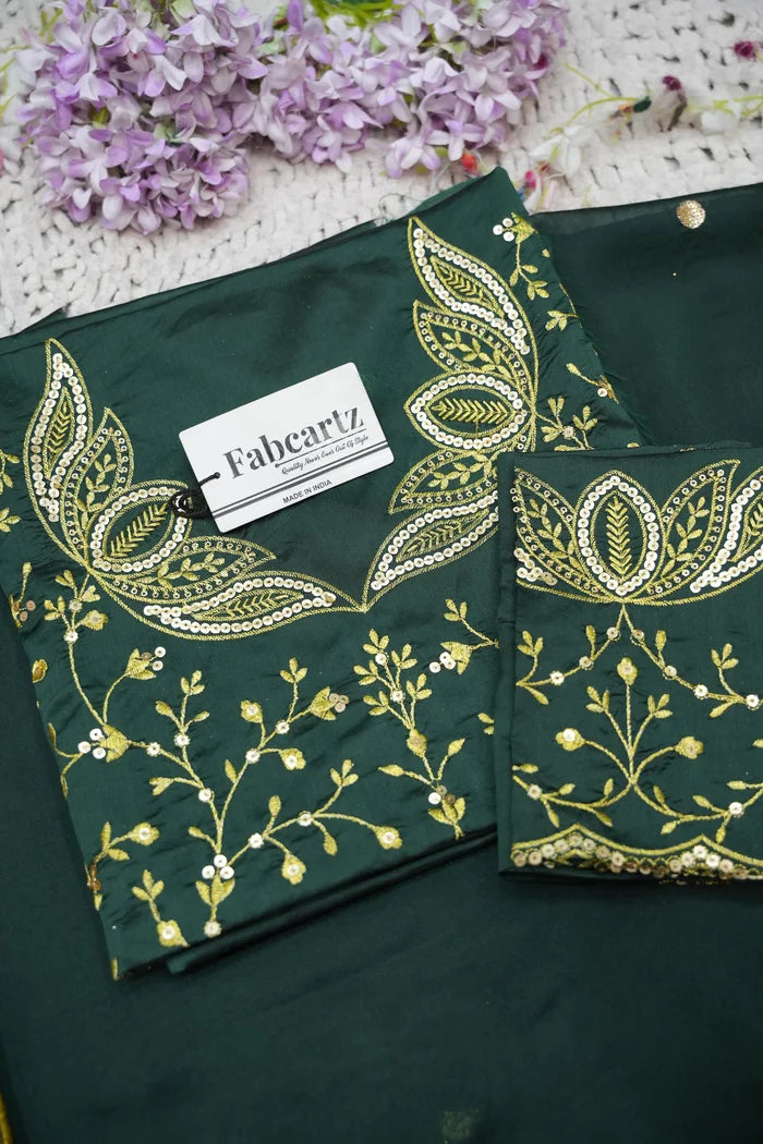 Beautiful South Indian Style Half Saree with Blouse and Dupatta for Women | Vaidehi