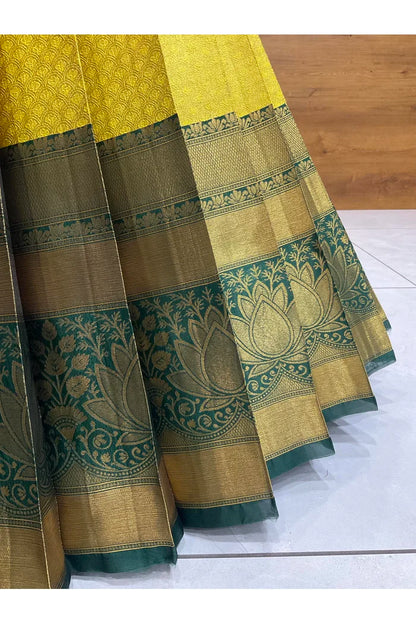 Beautiful South Indian Style Half Saree with Blouse and Dupatta for Women | Vaidehi