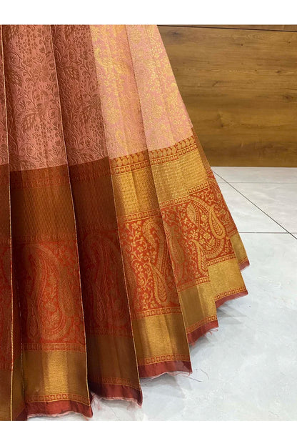 దక్షిణ భారత పండుగ సాంప్రదాయ హాఫ్ చీర (ఛవి) 