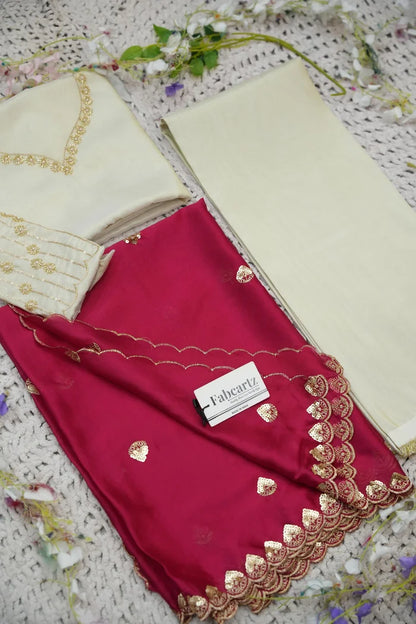 దక్షిణ భారత పండుగ సాంప్రదాయ హాఫ్ చీర (ఛవి) 