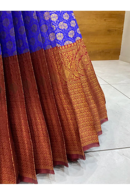 దక్షిణ భారత పండుగ సాంప్రదాయ హాఫ్ చీర (ఛవి) 