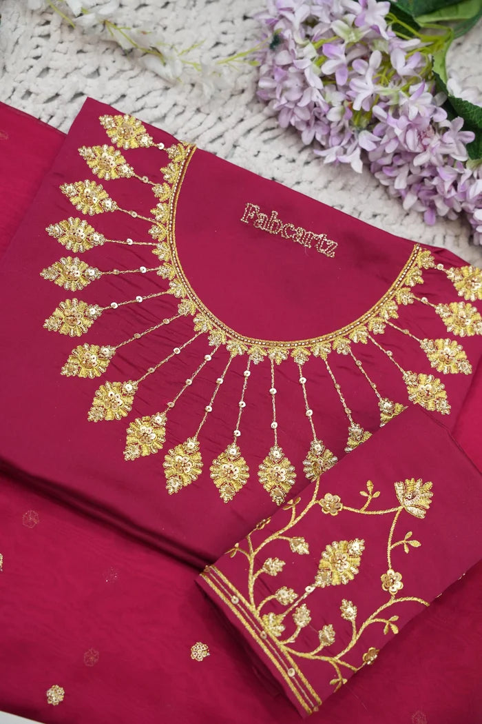 దక్షిణ భారత పండుగ సాంప్రదాయ హాఫ్ చీర (ఛవి) 