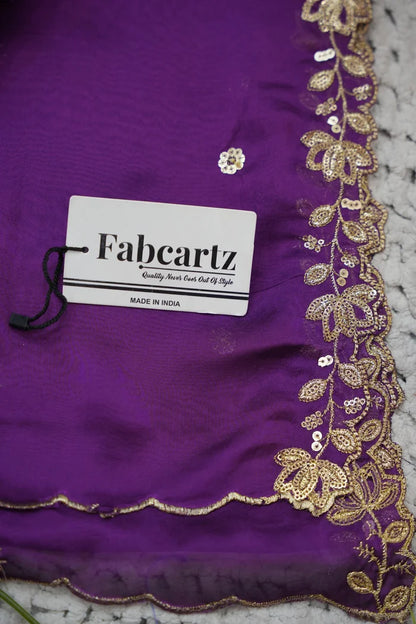 Beautiful South Indian Style Half Saree with Embroidery Blouse and Dupatta for Women |  Furina