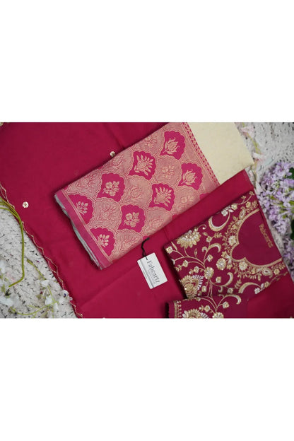 Beautiful South Indian Style Half Saree with Embroidery Blouse and Dupatta for Women |  Furina