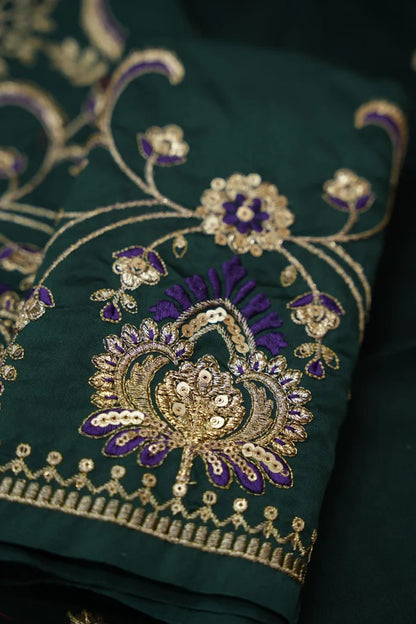 Beautiful South Indian Style Half Saree with Embroidery Blouse and Dupatta for Women |  Furina