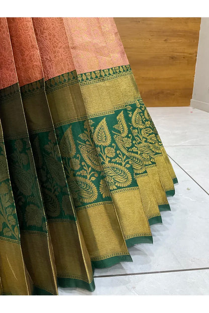 దక్షిణ భారత పండుగ సాంప్రదాయ హాఫ్ చీర (ఛవి) 