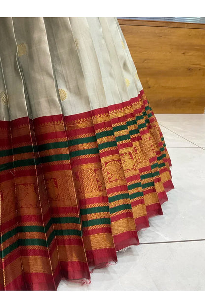 దక్షిణ భారత పండుగ సాంప్రదాయ హాఫ్ చీర (ఛవి) 