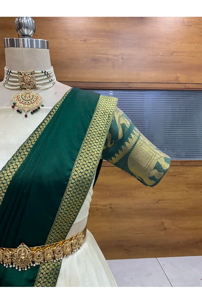 దక్షిణ భారత పండుగ సాంప్రదాయ హాఫ్ చీర (ఛవి) 