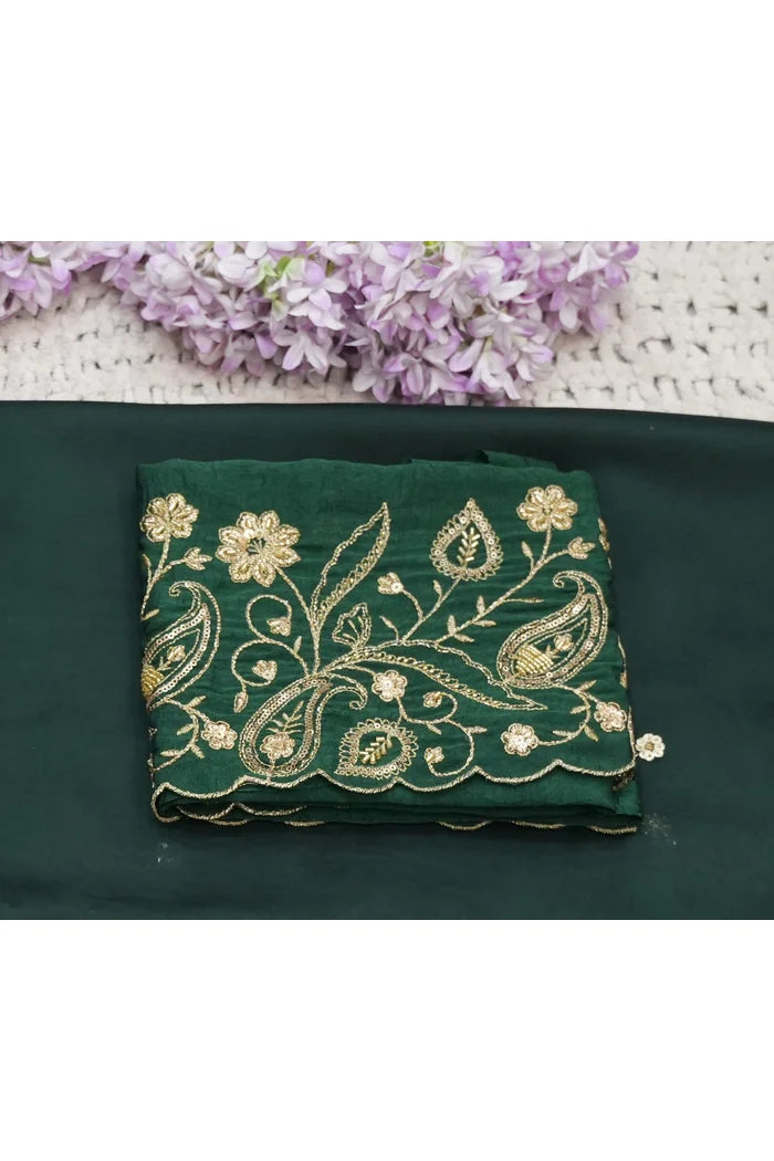 Beautiful South Indian Style Half Saree with Blouse and Dupatta for Women | Kusuma
