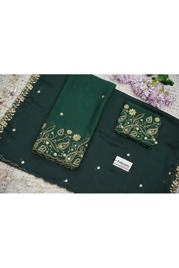 Beautiful South Indian Style Half Saree with Blouse and Dupatta for Women | Kusuma