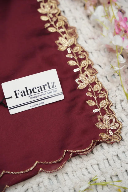 Beautiful South Indian Style Half Saree with Blouse and Dupatta for Women | Kusuma
