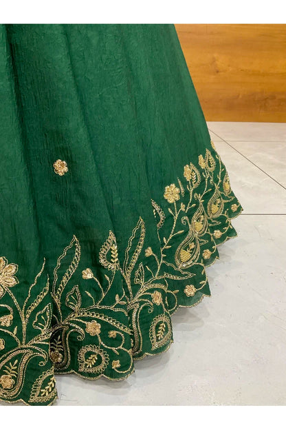 Beautiful South Indian Style Half Saree with Blouse and Dupatta for Women | Kusuma