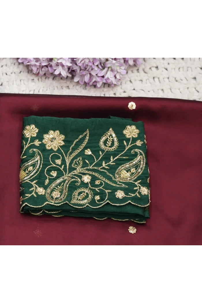 Beautiful South Indian Style Half Saree with Blouse and Dupatta for Women | Kusuma