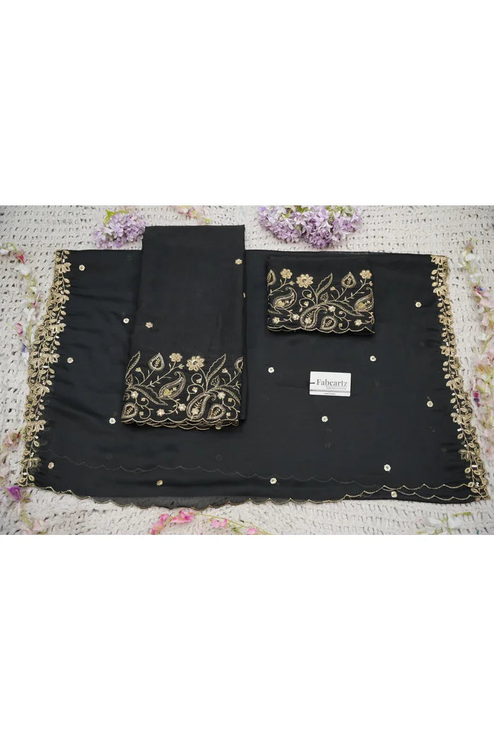 Beautiful South Indian Style Half Saree with Blouse and Dupatta for Women | Kusuma