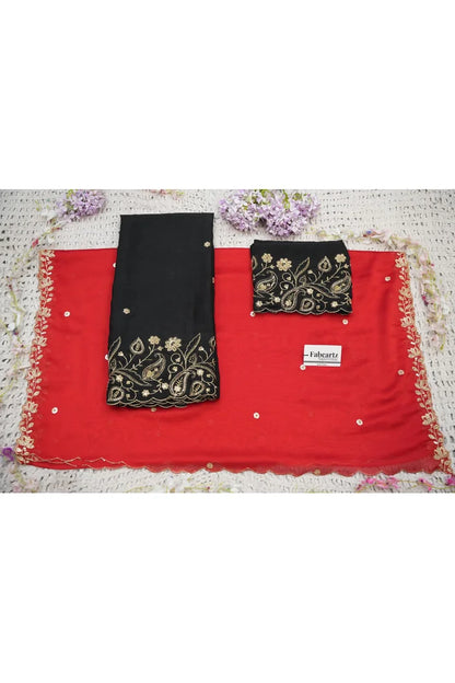Beautiful South Indian Style Half Saree with Blouse and Dupatta for Women | Kusuma