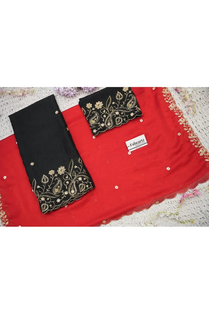 Beautiful South Indian Style Half Saree with Blouse and Dupatta for Women | Kusuma