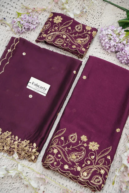 Beautiful South Indian Style Half Saree with Blouse and Dupatta for Women | Kusuma