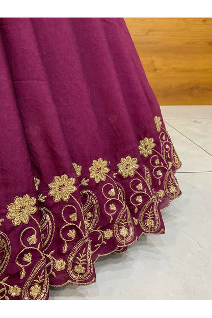 Beautiful South Indian Style Half Saree with Blouse and Dupatta for Women | Kusuma
