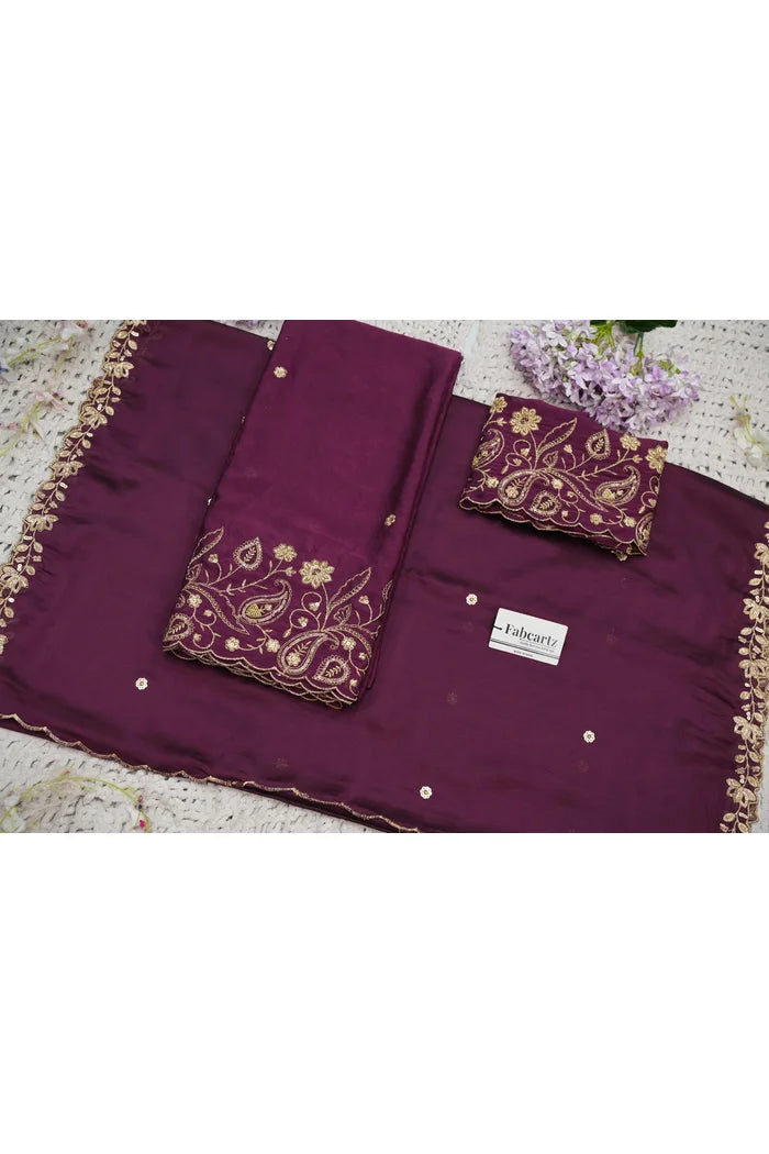 Beautiful South Indian Style Half Saree with Blouse and Dupatta for Women | Kusuma