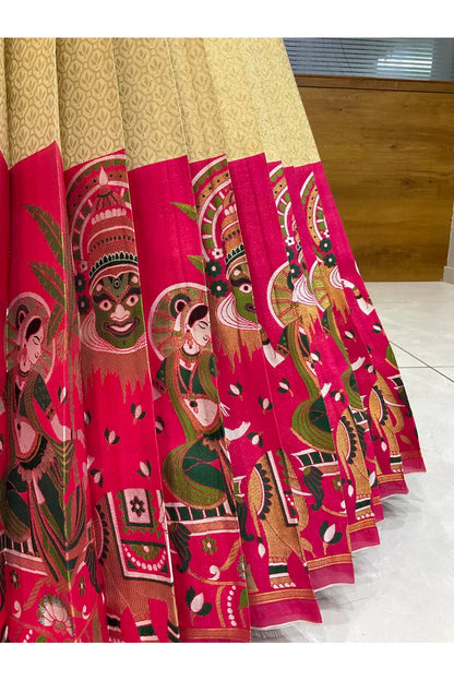దక్షిణ భారత పండుగ సాంప్రదాయ హాఫ్ చీర (ఛవి) 