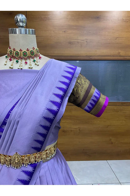 దక్షిణ భారత పండుగ సాంప్రదాయ హాఫ్ చీర (ఛవి) 