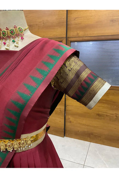 దక్షిణ భారత పండుగ సాంప్రదాయ హాఫ్ చీర (ఛవి) 