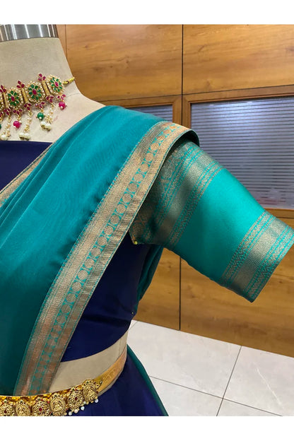 దక్షిణ భారత పండుగ సాంప్రదాయ హాఫ్ చీర (ఛవి) 