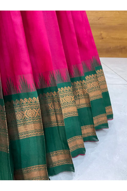 దక్షిణ భారత పండుగ సాంప్రదాయ హాఫ్ చీర (ఛవి) 