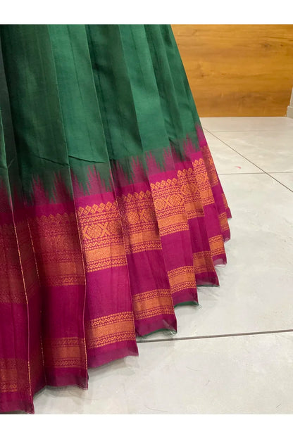దక్షిణ భారత పండుగ సాంప్రదాయ హాఫ్ చీర (ఛవి) 