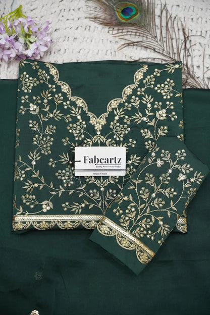 Beautiful South Indian Style Half Saree with Blouse and Dupatta for Women | Rudhira