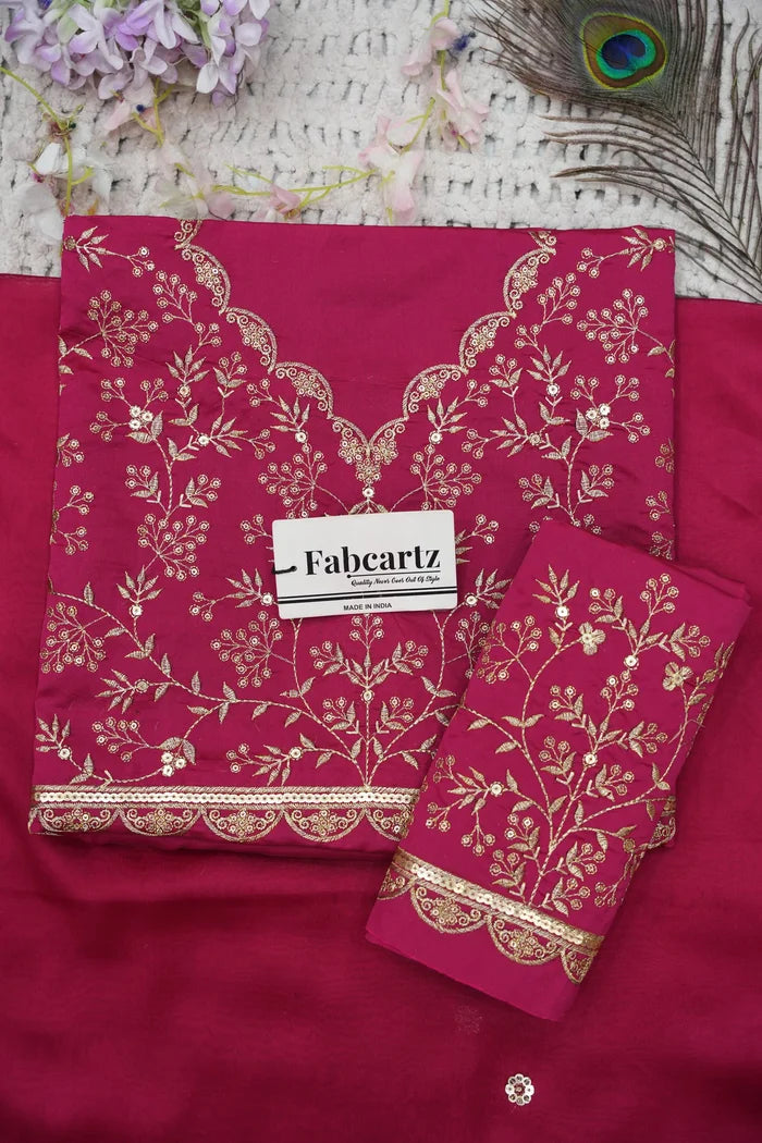 Beautiful South Indian Style Half Saree with Blouse and Dupatta for Women | Rudhira