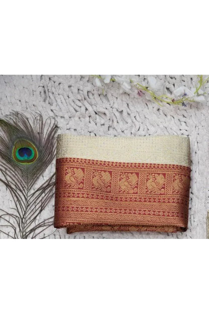 దక్షిణ భారత పండుగ సాంప్రదాయ హాఫ్ చీర (ఛవి) 