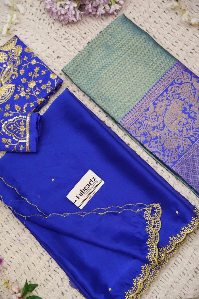 Beautiful South Indian Style Half Saree with Blouse and Dupatta for Women | Lajja
