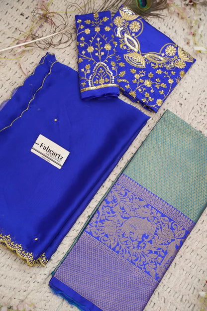 Beautiful South Indian Style Half Saree with Blouse and Dupatta for Women | Lajja