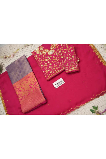 Beautiful South Indian Style Half Saree with Blouse and Dupatta for Women | Lajja