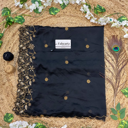 RangoliDup Beautiful Embroidery & Beads work Rangoli Dupatta for women | Only Dupatta