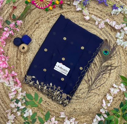 RangoliDup Beautiful Embroidery & Beads work Rangoli Dupatta for women | Only Dupatta