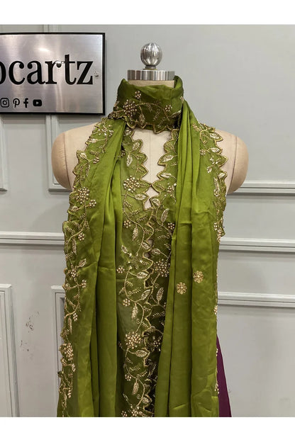 Traditional Embroidery & Beads work Rangoli Dupatta for women | Only Dupatta RangoliDup