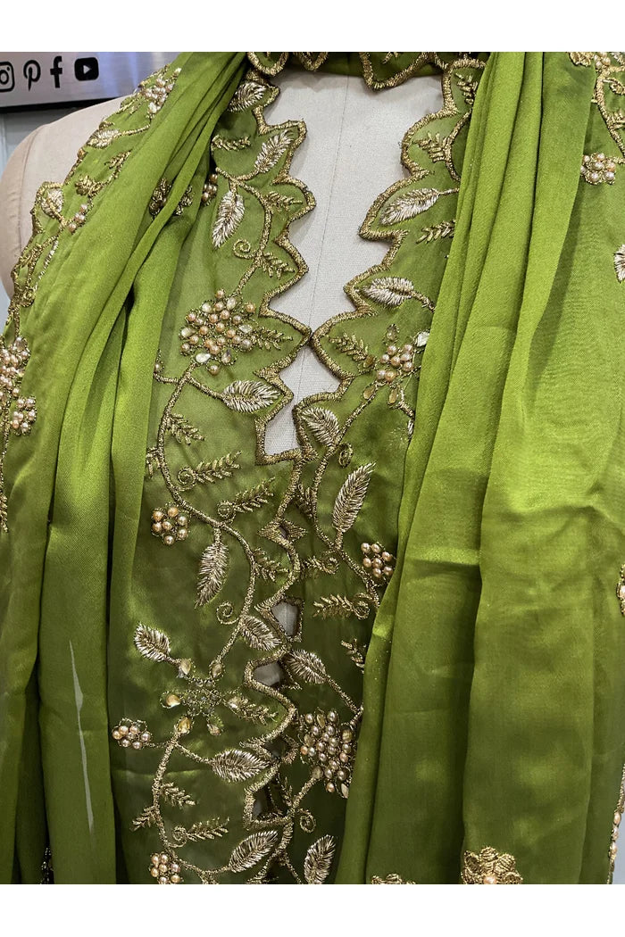 Traditional Embroidery & Beads work Rangoli Dupatta for women | Only Dupatta RangoliDup