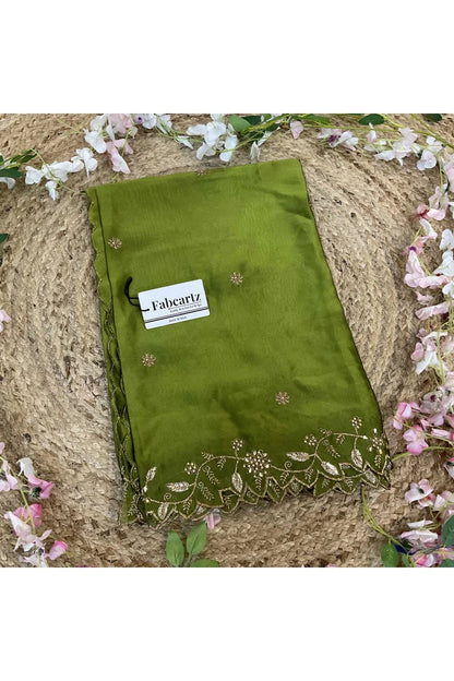 Beautiful Embroidery & Beads work Rangoli Dupatta for women | Only Dupatta RangoliDup