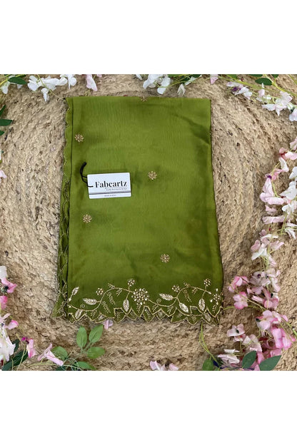 Beautiful Embroidery & Beads work Rangoli Dupatta for women | Only Dupatta RangoliDup