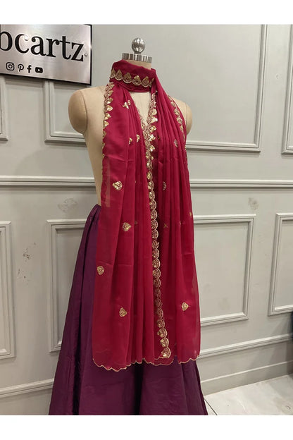 Beautiful Embroidery work Rangoli Dupatta for women | Only Dupatta Satyabhumi Dup