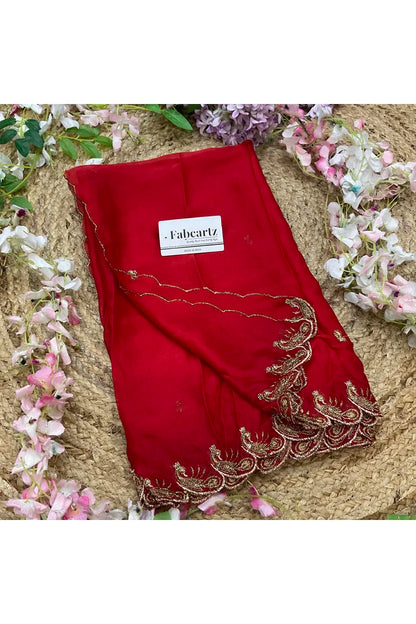 Beautiful Embroidery Rangoli Dupatta for women | Only Dupatta BadeMorwali Dup