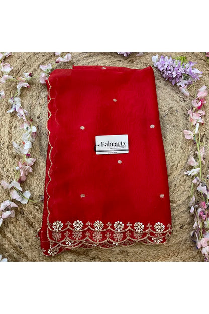 Beautiful Hand work and Beads work Rangoli Dupatta for women | Only Dupatta Dharani Dup