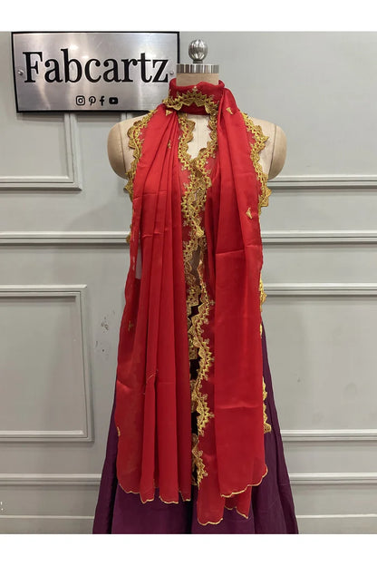 Beautiful Embroidery work Rangoli Dupatta for women | Only Dupatta LineShower Dup