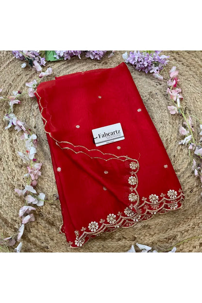 Beautiful Hand work and Beads work Rangoli Dupatta for women | Only Dupatta Dharani Dup
